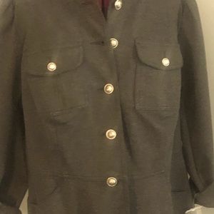 Military style jacket by INC size 1x never worn.